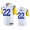 Los Angeles Los Angeles Rams #22 David Long Men's Super Bowl LVI Patch Alternate Vapor Limited NFL Jersey – White Men's