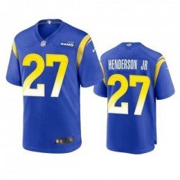 Los Angeles Los Angeles Rams #27 Darrell Henderson Men's Game NFL Jersey – Royal Men's