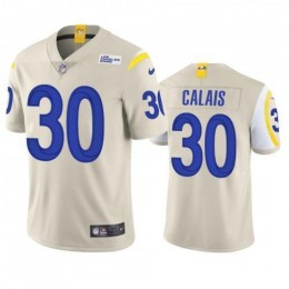Los Angeles Los Angeles Rams #30 Raymond Calais Men's Vapor Limited NFL Jersey – Bone Men's
