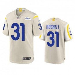 Los Angeles Los Angeles Rams #31 Robert Rochell Men's Game NFL Jersey – Bone Men's