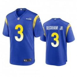 Los Angeles Los Angeles Rams #3 Odell Beckham Jr. Men's Game NFL Jersey – Royal Men's