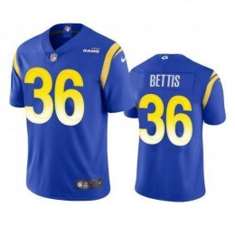 Los Angeles Los Angeles Rams #36 Jerome Bettis Men's Vapor Limited NFL Jersey – Royal Men's
