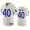 Los Angeles Los Angeles Rams #40 Von Miller Men's Vapor Limited NFL Jersey – Bone Men's