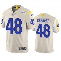 Los Angeles Los Angeles Rams #48 Chris Garrett Men's Vapor Limited NFL Jersey – Bone Men's