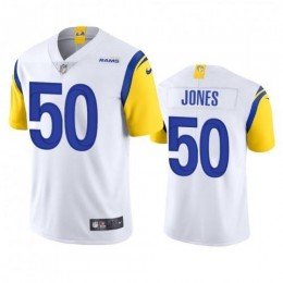 Los Angeles Los Angeles Rams #50 Ernest Jones Men's Alternate Vapor Limited NFL Jersey – White Men's