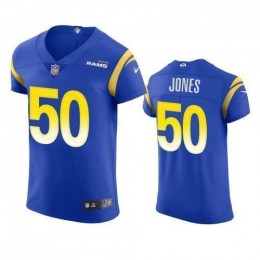 Los Angeles Los Angeles Rams #50 Ernest Jones Men's Vapor Elite Player NFL Jersey – Royal Men's