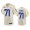 Los Angeles Los Angeles Rams #71 Bobby Evans Men's Super Bowl LVI Patch Game NFL Jersey – Bone Men's