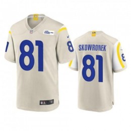 Los Angeles Los Angeles Rams #81 Ben Skowronek Men's Game NFL Jersey – Bone Men's