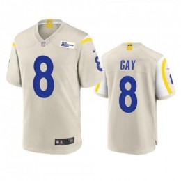 Los Angeles Los Angeles Rams #8 Matt Gay Men's Game NFL Jersey – Bone Men's