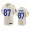 Los Angeles Los Angeles Rams #87 Jacob Harris Men's Game NFL Jersey – Bone Men's