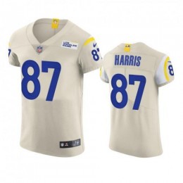 Los Angeles Los Angeles Rams #87 Jacob Harris Men's Vapor Elite Player NFL Jersey – Bone Men's