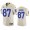 Los Angeles Los Angeles Rams #87 Jacob Harris Men's Super Bowl LVI Patch Vapor Limited NFL Jersey – Bone Men's