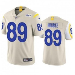 Los Angeles Los Angeles Rams #89 Tyler Higbee Men's Vapor Limited NFL Jersey – Bone Men's