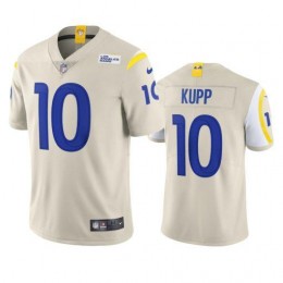 Los Angeles Rams #10 Cooper Kupp Men's Vapor Limited NFL Jersey – Bone