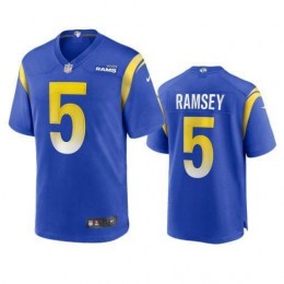 Los Angeles Rams #5 Jalen Ramsey Men's Game NFL Jersey – Royal