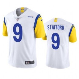 Los Angeles Rams #9 Matthew Stafford Men's Alternate Vapor Limited NFL Jersey – White