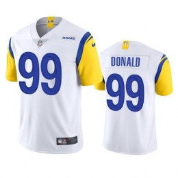 Los Angeles Rams #99 Aaron Donald Men's Alternate Vapor Limited NFL Jersey – White