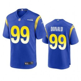 Los Angeles Rams #99 Aaron Donald Men's Game NFL Jersey – Royal