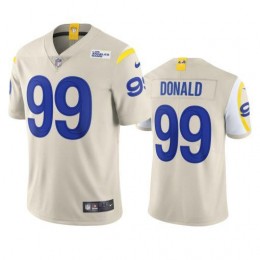 Los Angeles Rams #99 Aaron Donald Men's Vapor Limited NFL Jersey – Bone