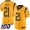 Los Angeles Rams #21 Aqib Talib Gold Men's Stitched NFL Limited Rush 100th Season Jersey