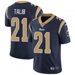 Los Angeles Rams #21 Aqib Talib Navy Blue Team Color Men's Stitched NFL Vapor Untouchable Limited Jersey
