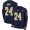 Los Angeles Rams #24 Taylor Rapp Navy Blue Team Color Men's Stitched NFL Limited Therma Long Sleeve Jersey