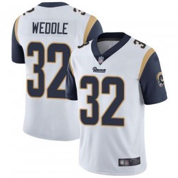 Los Angeles Rams #32 Eric Weddle White Men's Stitched NFL Vapor Untouchable Limited Jersey