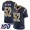 Los Angeles Rams #52 Clay Matthews Navy Blue Team Color Men's Stitched NFL 100th Season Vapor Limited Jersey