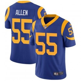 Los Angeles Rams #55 Brian Allen Royal Blue Alternate Men's Stitched NFL Vapor Untouchable Limited Jersey