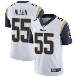 Los Angeles Rams #55 Brian Allen White Men's Stitched NFL Vapor Untouchable Limited Jersey