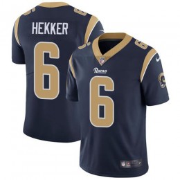 Los Angeles Rams #6 Johnny Hekker Navy Blue Team Color Men's Stitched NFL Vapor Untouchable Limited Jersey