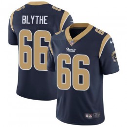Los Angeles Rams #66 Austin Blythe Navy Blue Team Color Men's Stitched NFL Vapor Untouchable Limited Jersey