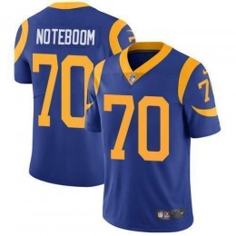 Los Angeles Rams #70 Joseph Noteboom Royal Blue Alternate Men's Stitched NFL Vapor Untouchable Limited Jersey