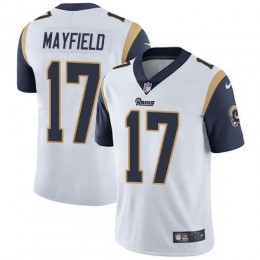 Rams #17 Baker Mayfield White Men's Stitched NFL Vapor Untouchable Limited Jersey