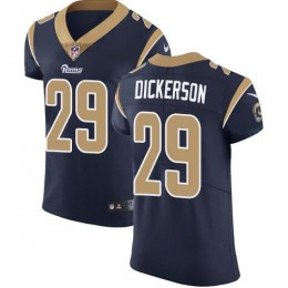 Rams #29 Eric Dickerson Navy Blue Team Color Men's Stitched NFL Vapor Untouchable Elite Jersey