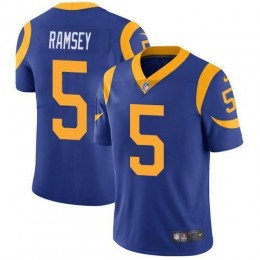 Rams #5 Jalen Ramsey Royal Blue Alternate Men's Stitched NFL Vapor Untouchable Limited Jersey