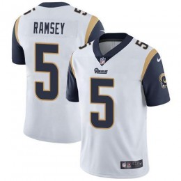 Rams #5 Jalen Ramsey White Men's Stitched NFL Vapor Untouchable Limited Jersey