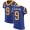 Rams #9 Matthew Stafford Royal Blue Alternate Super Bowl LVI Patch Men's Stitched NFL Vapor Untouchable Elite Jersey