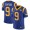 Rams #9 Matthew Stafford Royal Blue Alternate Super Bowl LVI Patch Men's Stitched NFL Vapor Untouchable Limited Jersey