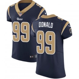 Rams #99 Aaron Donald Navy Blue Team Color Men's Stitched NFL Vapor Untouchable Elite Jersey