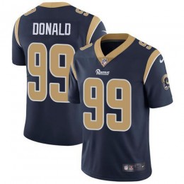 Rams #99 Aaron Donald Navy Blue Team Color Men's Stitched NFL Vapor Untouchable Limited Jersey