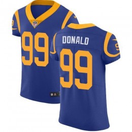 Rams #99 Aaron Donald Royal Blue Alternate Men's Stitched NFL Vapor Untouchable Elite Jersey