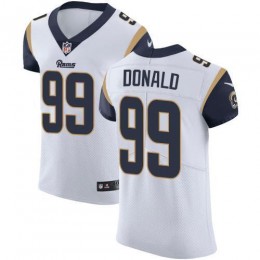Rams #99 Aaron Donald White Men's Stitched NFL Vapor Untouchable Elite Jersey