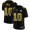 Miami Dolphins #10 Tyreek Hill Men's Black Golden Sequin Vapor Limited NFL Jersey