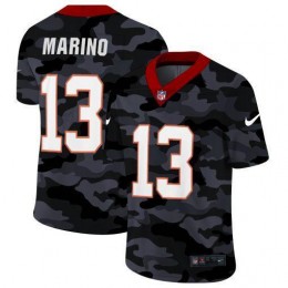 Miami Dolphins #13 Dan Marino Men's 2020 Black CAMO Vapor Untouchable Limited Stitched NFL Jersey