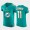 Miami Miami Dolphins #11 DeVante Parker Aqua Green Men's Big Team Logo Elite NFL Jersey
