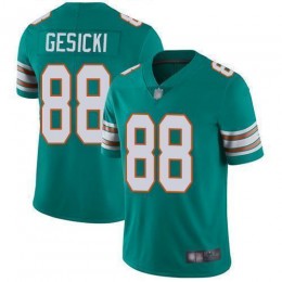 Dolphins #88 Mike Gesicki Aqua Green Alternate Men's Stitched NFL Vapor Untouchable Limited Jersey