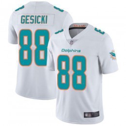 Dolphins #88 Mike Gesicki White Men's Stitched NFL Vapor Untouchable Limited Jersey