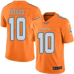 Miami Dolphins #10 Kenny Stills Orange Men's Stitched NFL Limited Rush Jersey