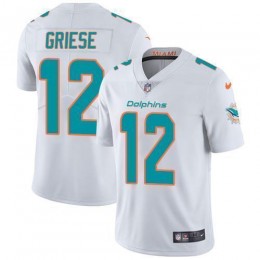 Miami Dolphins #12 Bob Griese White Men's Stitched NFL Vapor Untouchable Limited Jersey